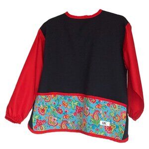 NWT Kid Long Sleeve Craft Smock Apron w/3 Pockets Made in Quebec by Creation MK
